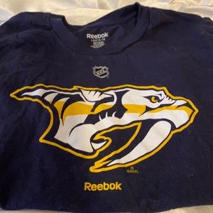 Reebok NHL Predators t shirt.